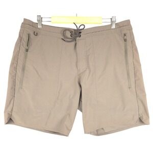 ROARK Mens Layover Trail Hybrid Shorts Size‎ 38 Khaki Beige Drawstring Outdoors